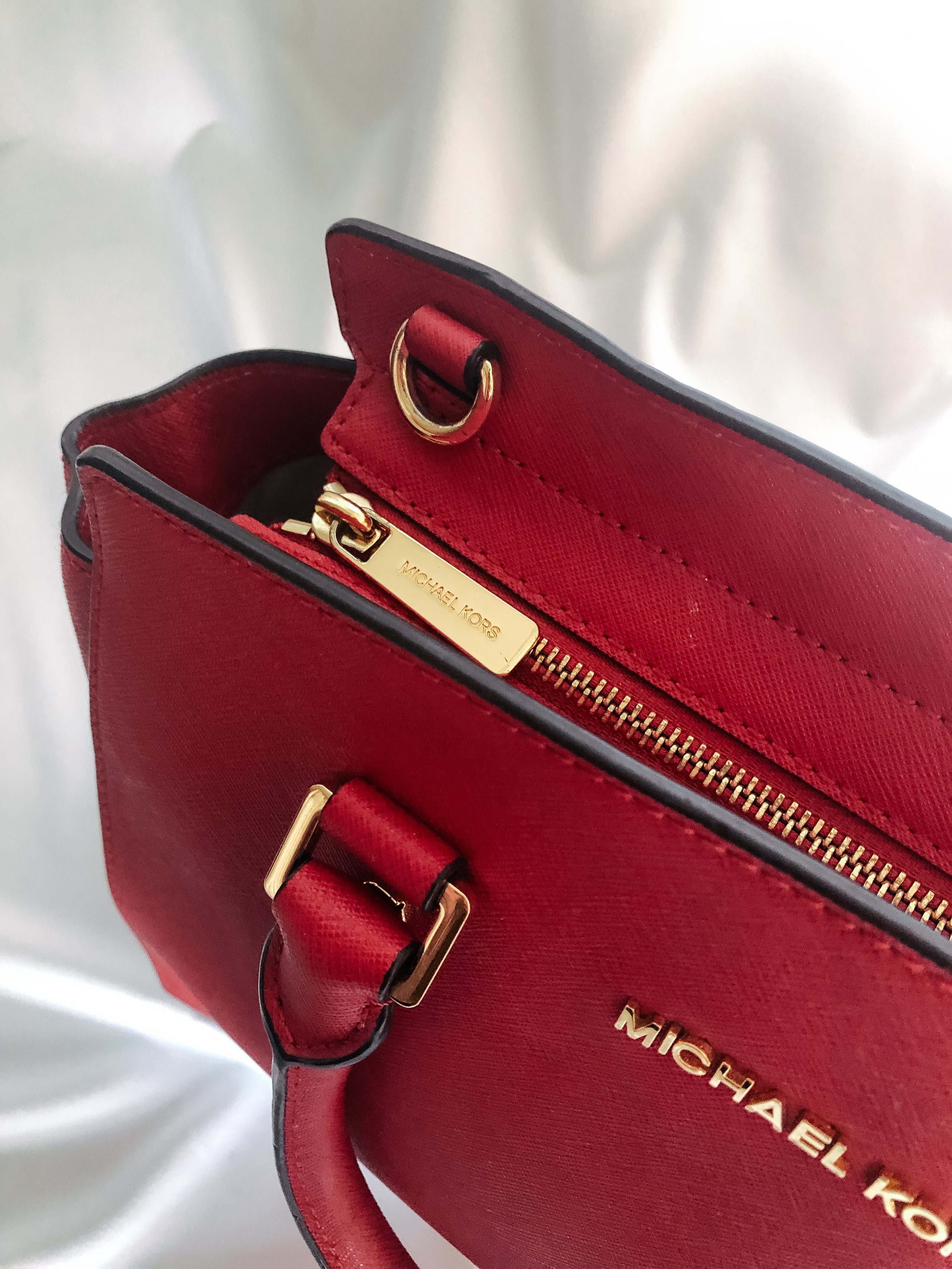 Michael Kors Women Lady Zip Around Wallet Crossbody Bag Handbag Messenger  Purse BRIGHT RED - Michael Kors bag - | Fash Brands
