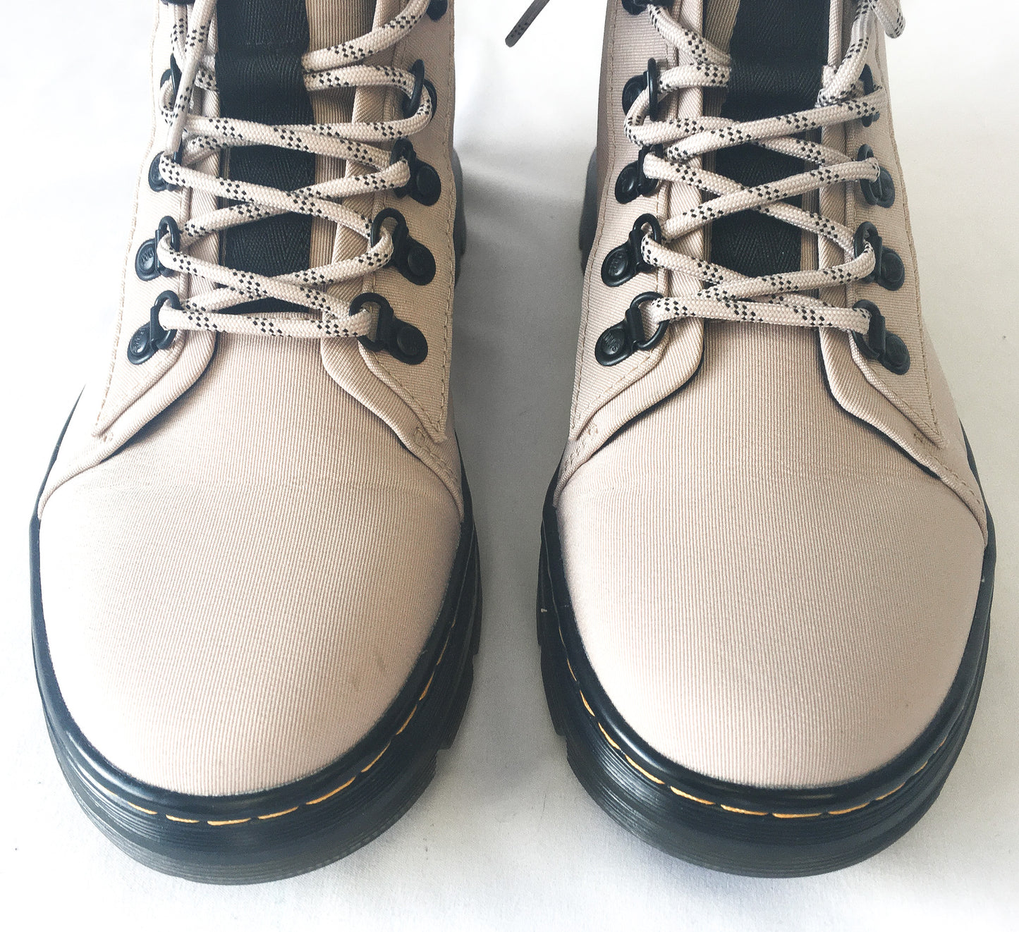 Doc Martens Pink Taupe Combs Poly Boots, Women's Sz. 9