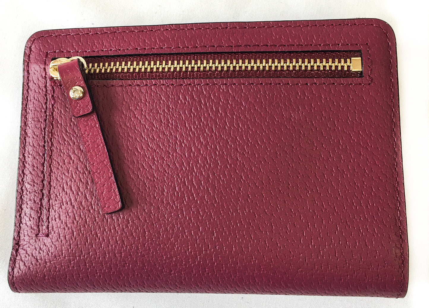 Kate Spade Wine/Burgundy Dani Leather Wallet, Kate Spade New York Wallet