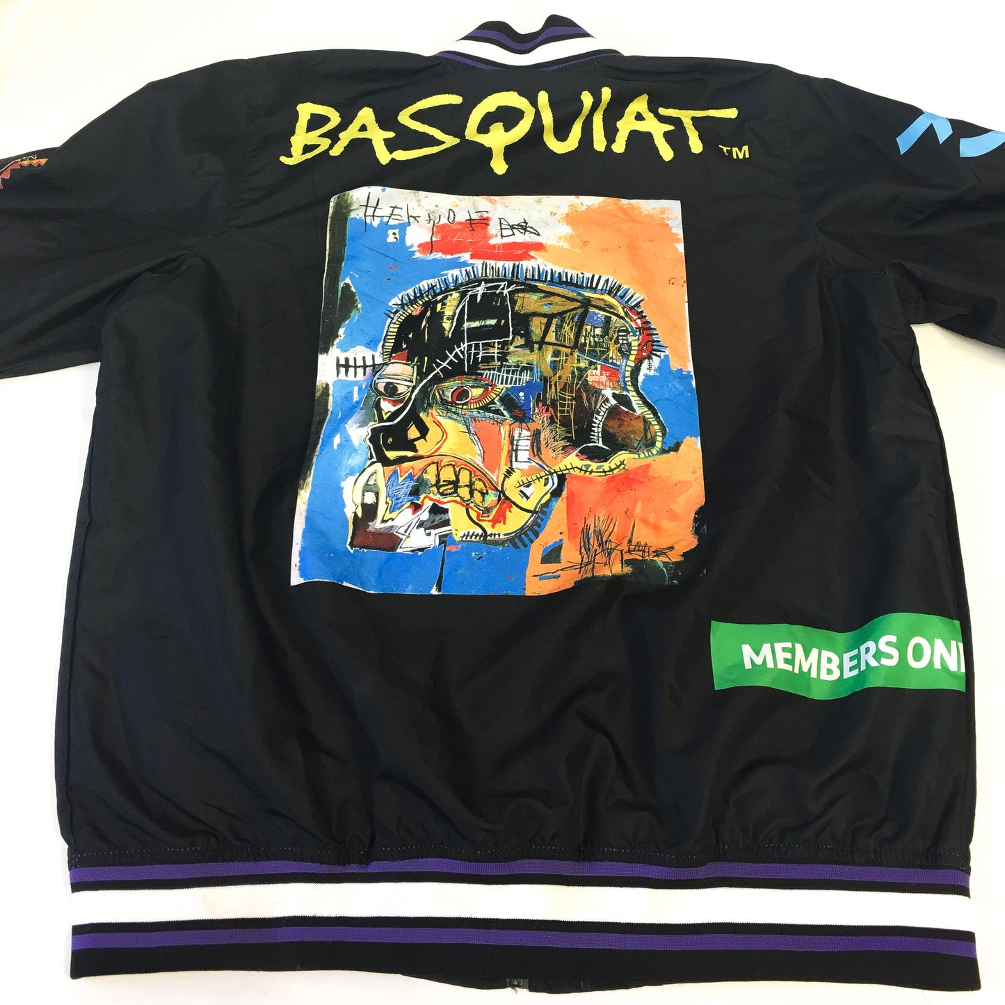 Jean-Michael Basquiat Black Members Only Windbreaker, Men's M