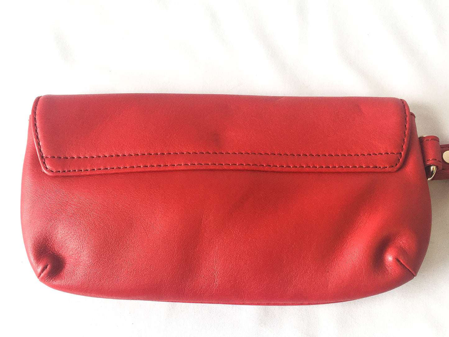 Kate Spade Red Chrystie Street Evan Turn Lock Wallet Wristlet