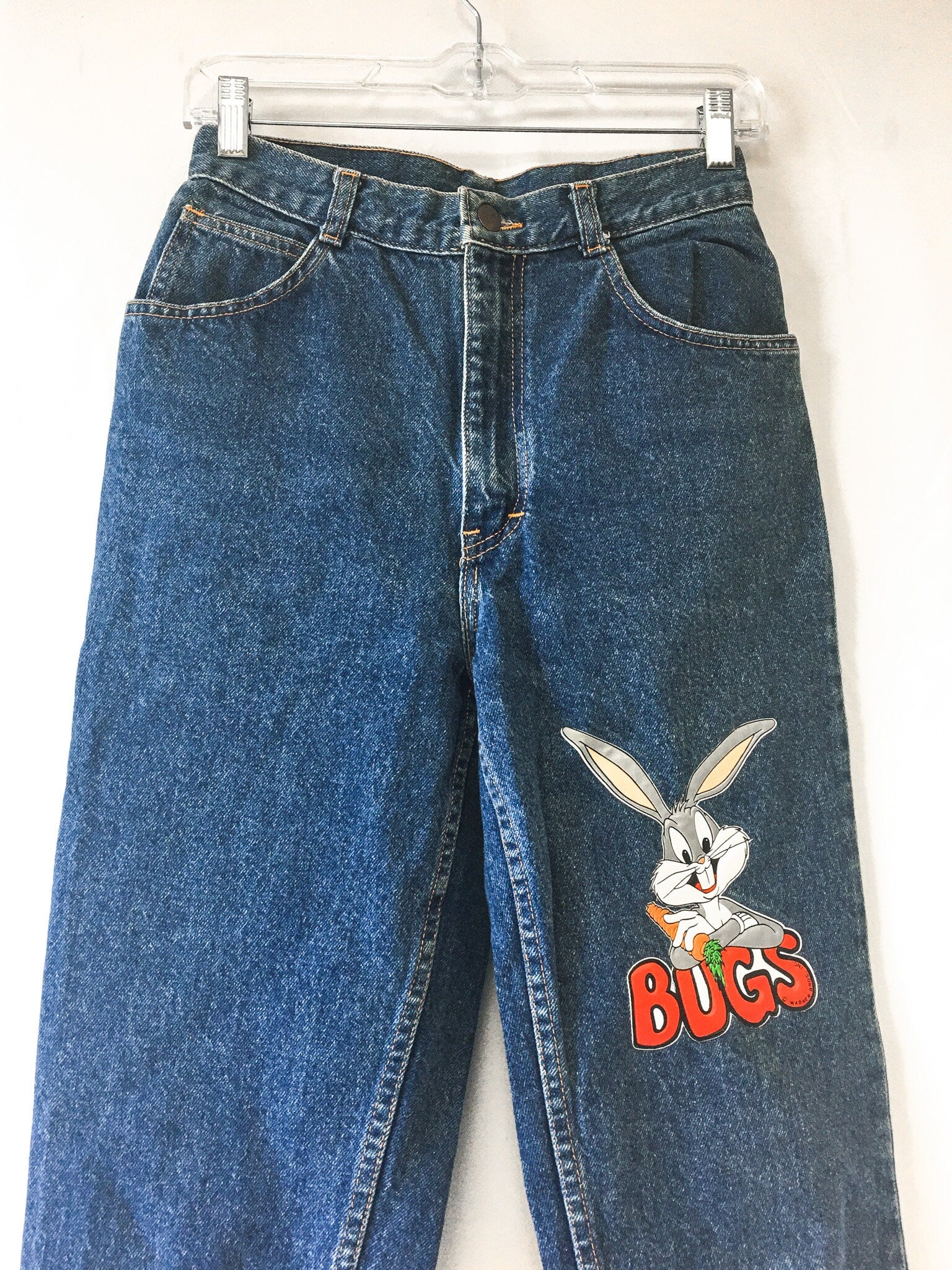 Vintage Looney on sale Tunes embroidered jeans size 8