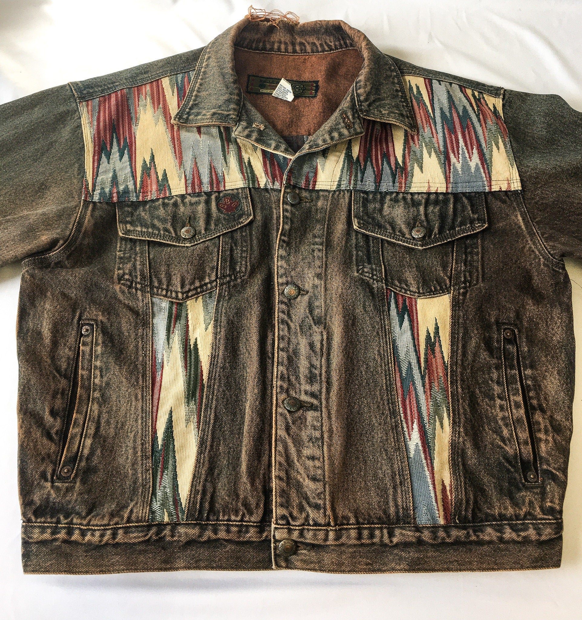 Bugle boy jean jacket deals