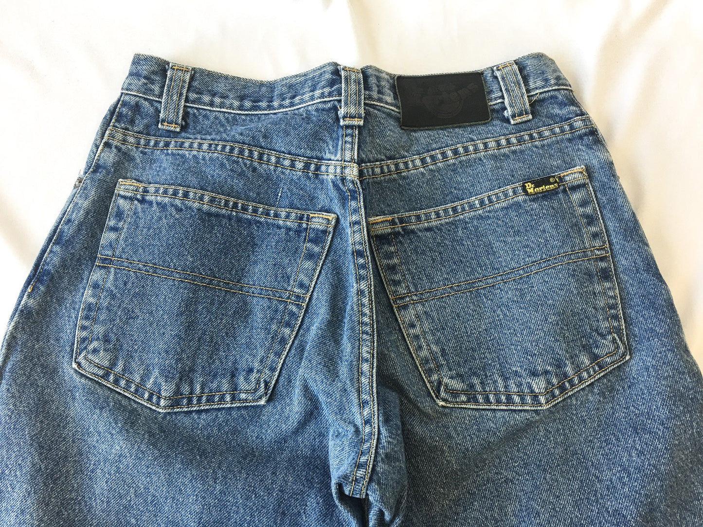 Vintage 90s Dr. Martens Air Wair Medium Wash Jeans, Sz. 30 x 32, (measures 29" x 30") Vintage 90s Denim