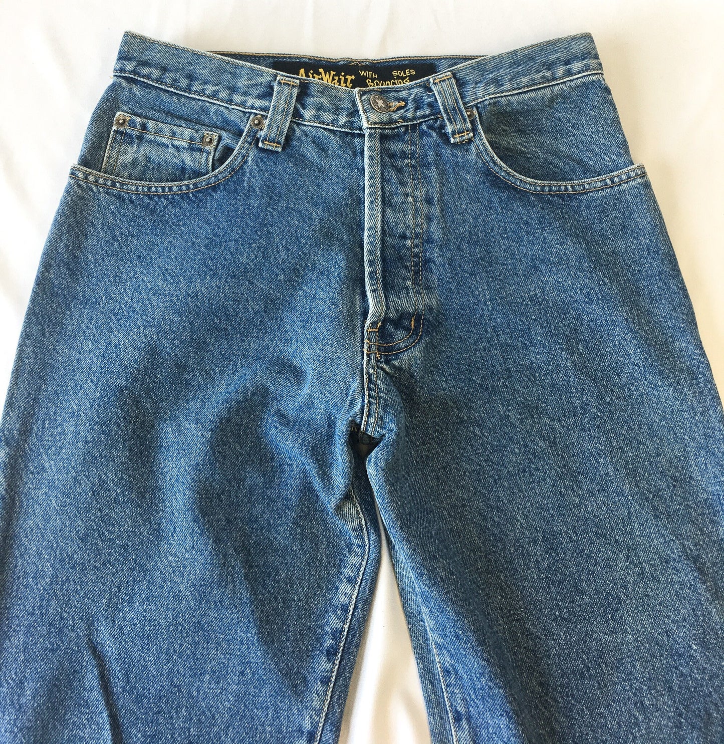 Vintage 90s Dr. Martens Air Wair Medium Wash Jeans, Sz. 30 x 32, (measures 29" x 30") Vintage 90s Denim