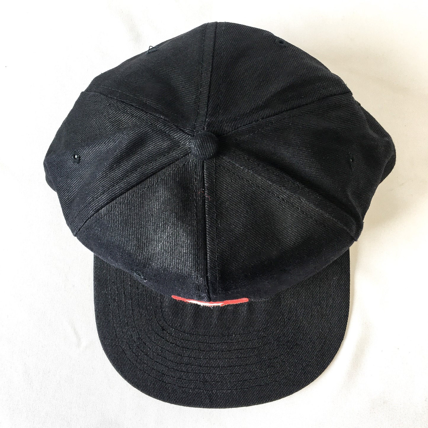 Vintage 1994 Woodstock Black Embroidered Bird Flatbrim Baseball Cap, Vintage 90s Woodstock Apparel