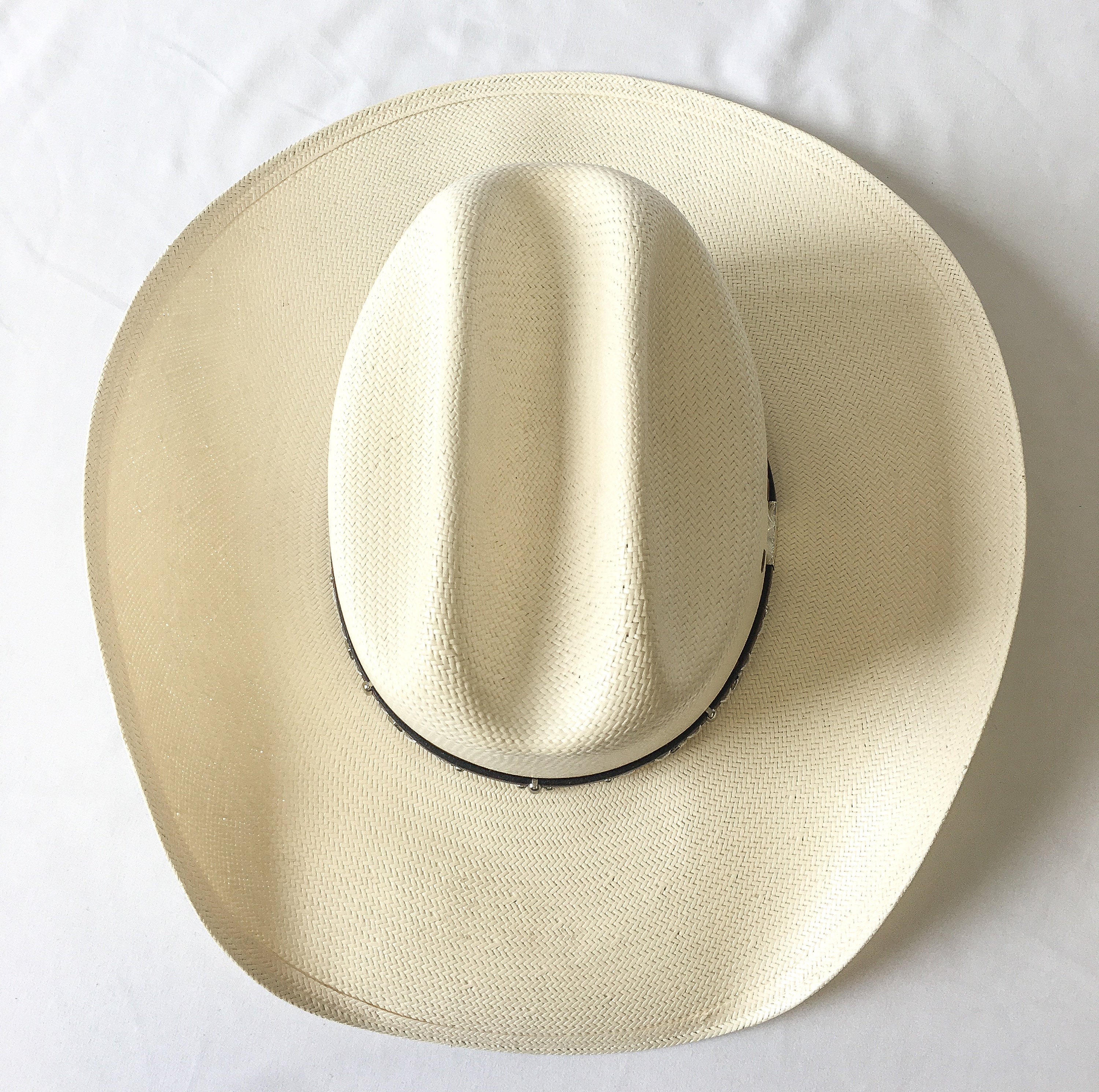 Resistol George Strait design cream Panama cowboy hat. fashion EUC!