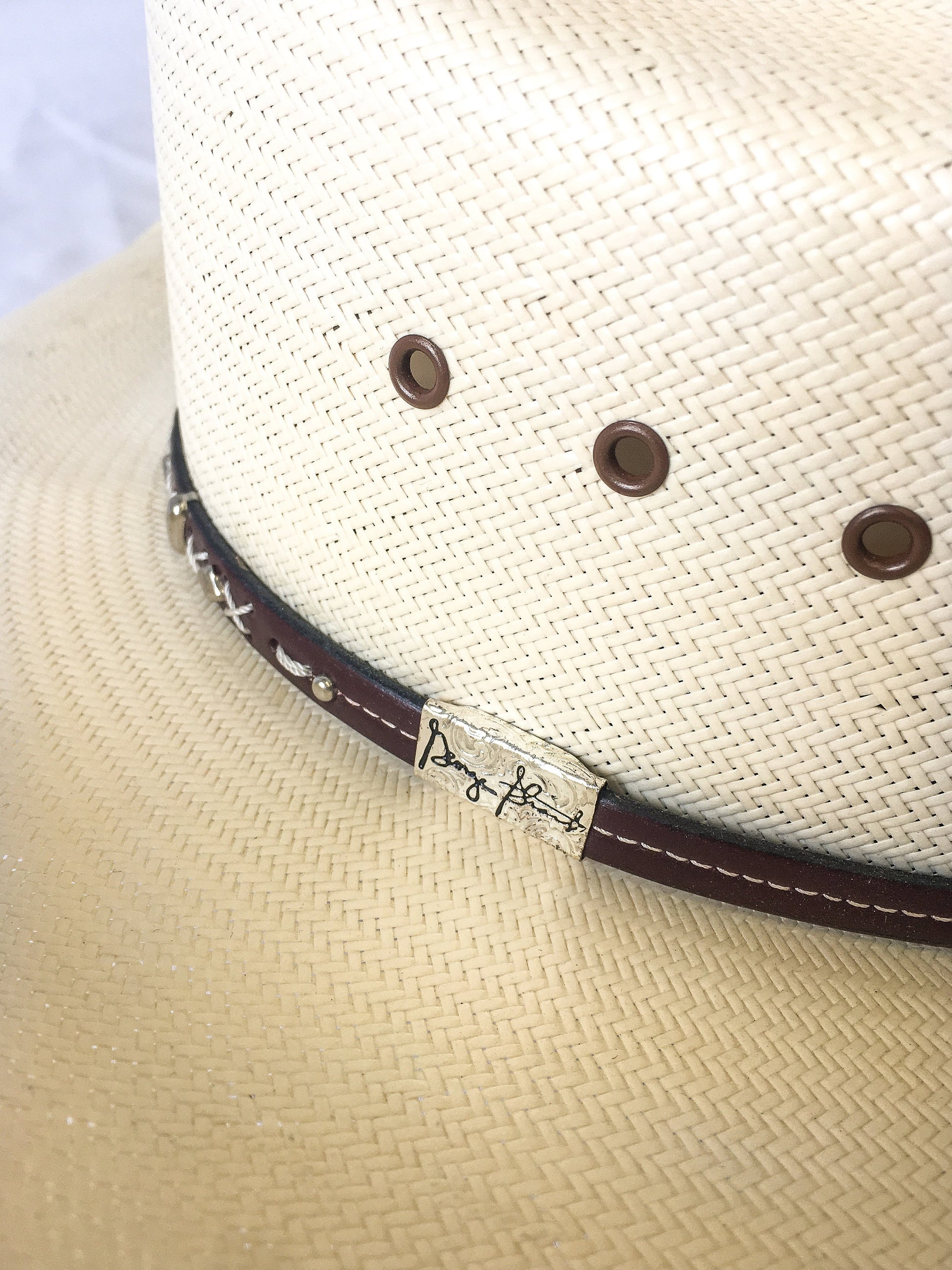 Vintage Resistol x George Strait 10X Shantung Cream/Off-White Cowboy Hat, Sz. 6 7/8, Vintage Resistol Hat