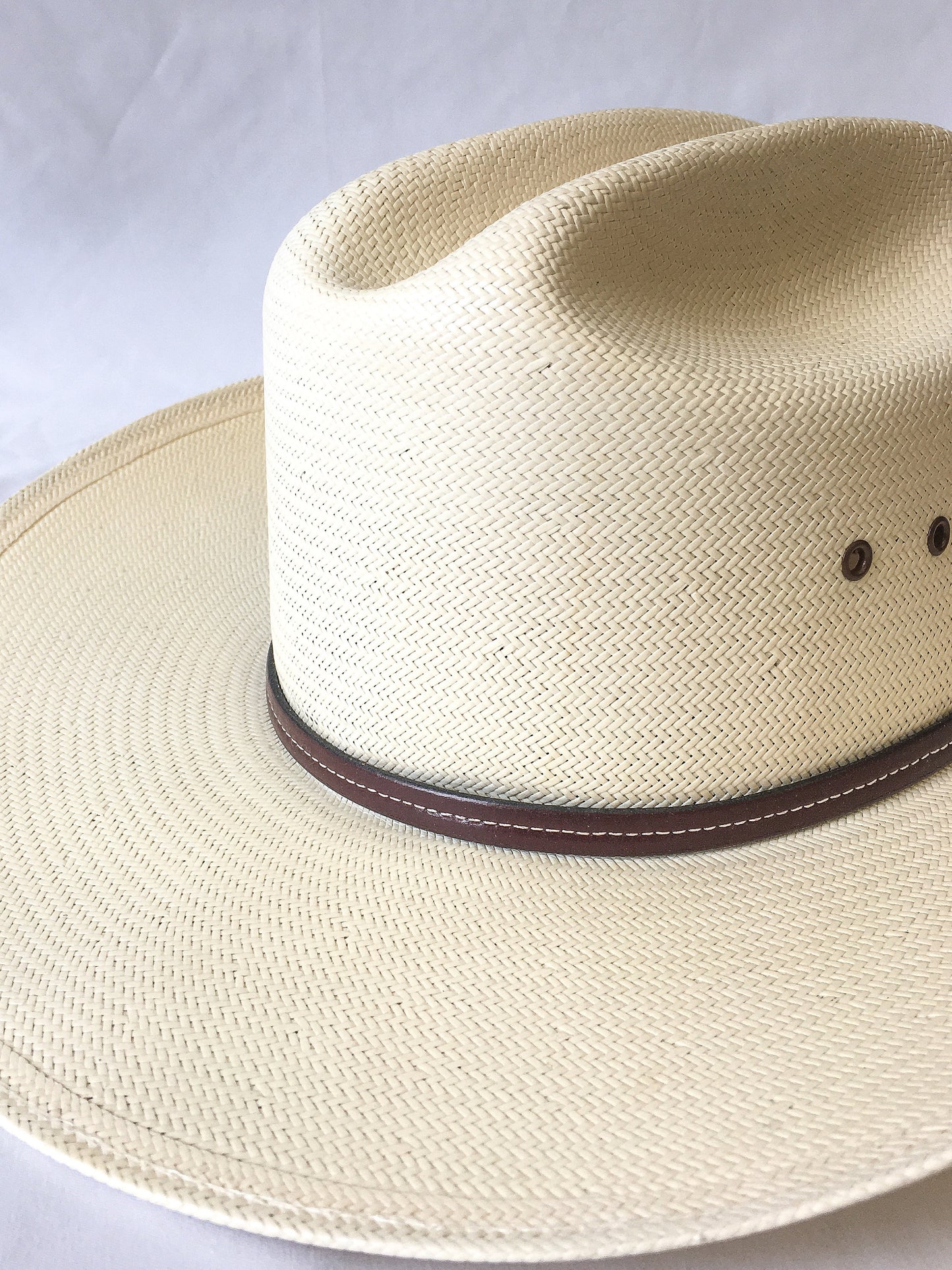 Vintage Resistol x George Strait 10X Shantung Cream/Off-White Cowboy Hat, Sz. 6 7/8, Vintage Resistol Hat