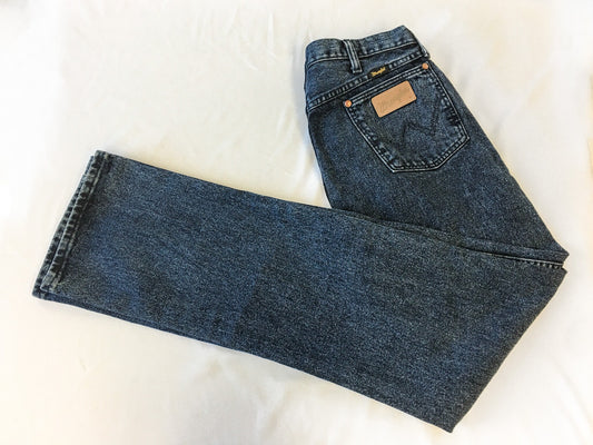 Vintage Wrangler Dark Wash Straight Leg Denim Jeans, Sz. 32 x 33
