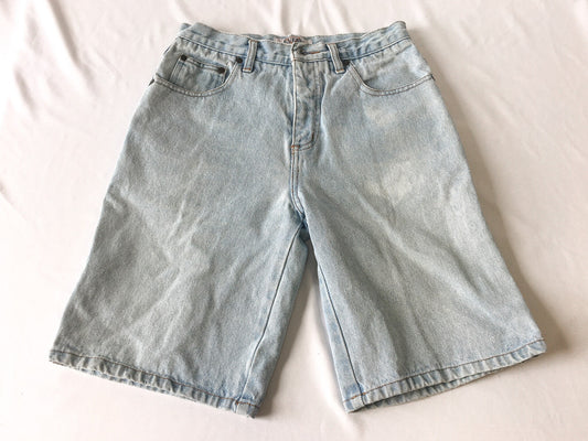 Vintage 90s Guess Light Wash High Waist Denim Shorts, Women's 28" Waist