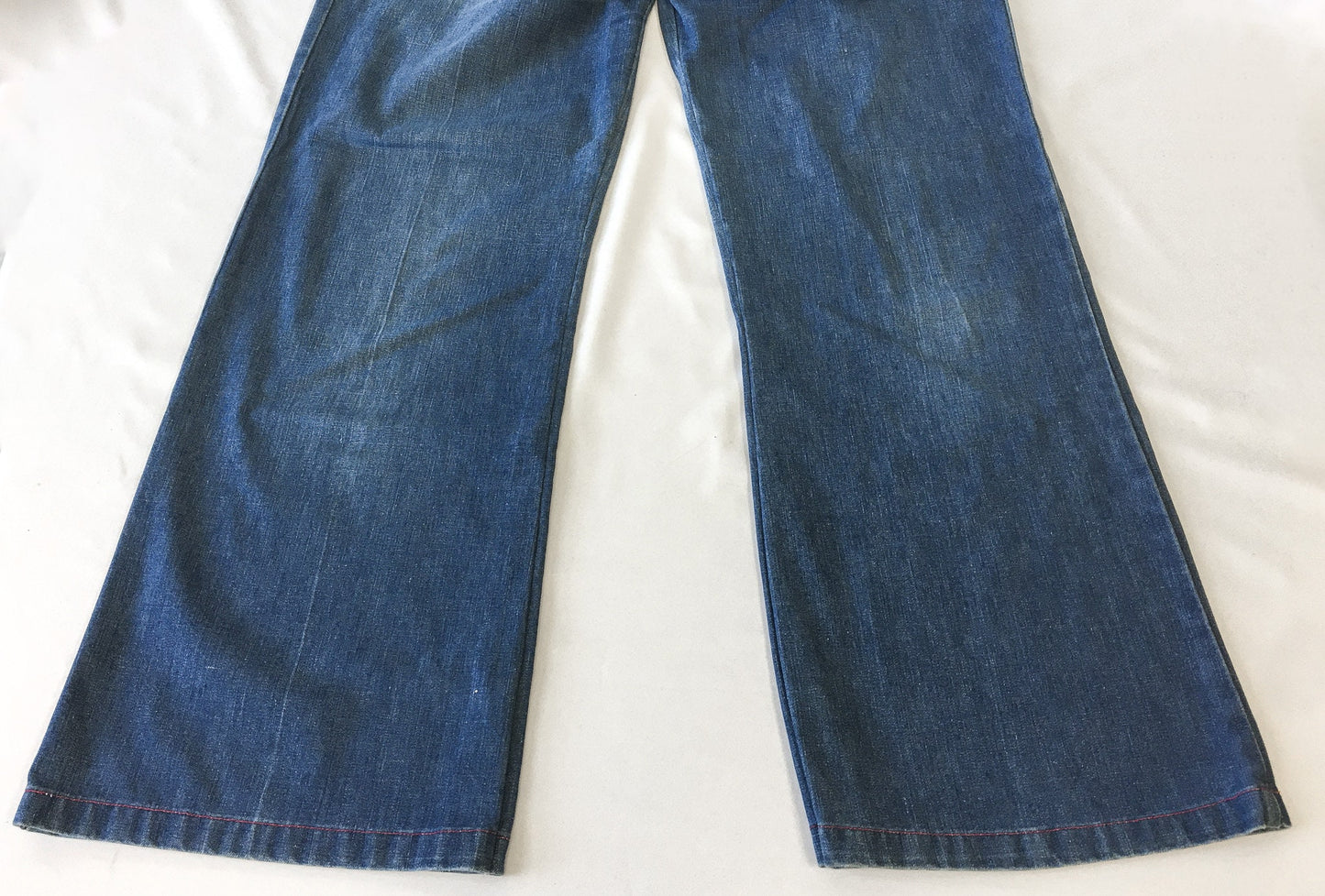 Vintage 80s Sears Jeans Joint Medium Wash Jeans with Pink Stitching Details, Women's Sz. 31" Waist