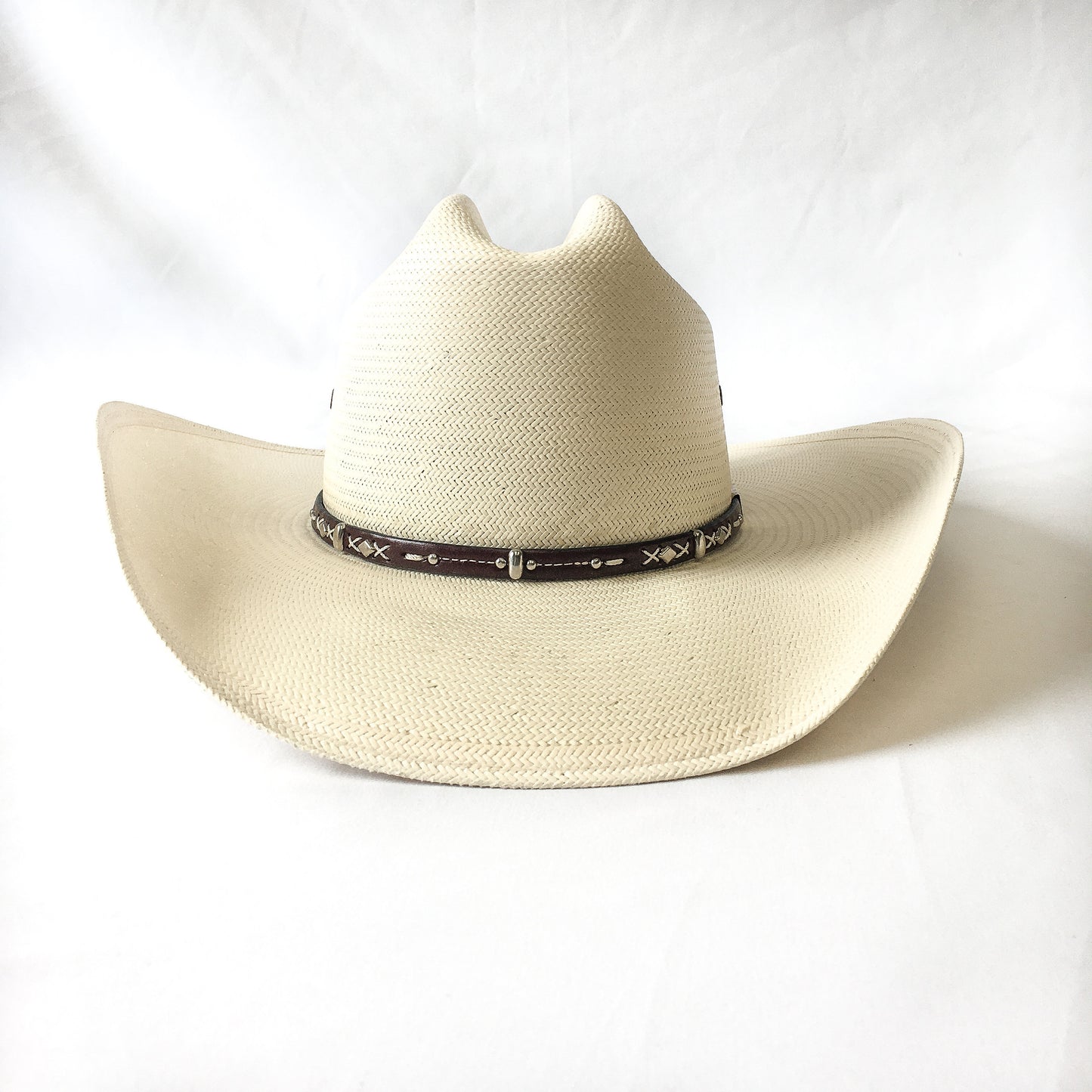 Vintage Resistol x George Strait 10X Shantung Cream/Off-White Cowboy Hat, Sz. 6 7/8, Vintage Resistol Hat