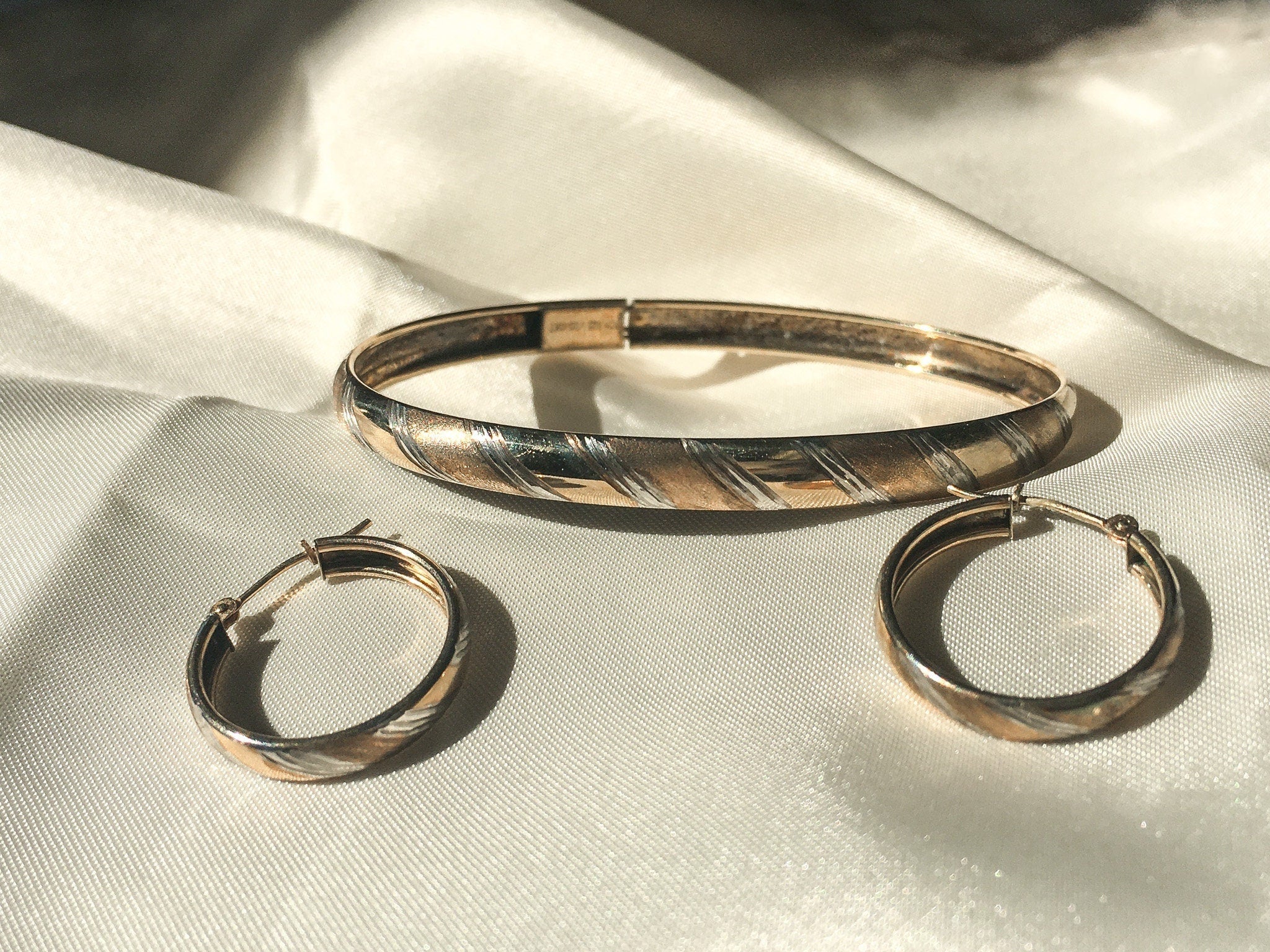 10kt g.f ring set authentic