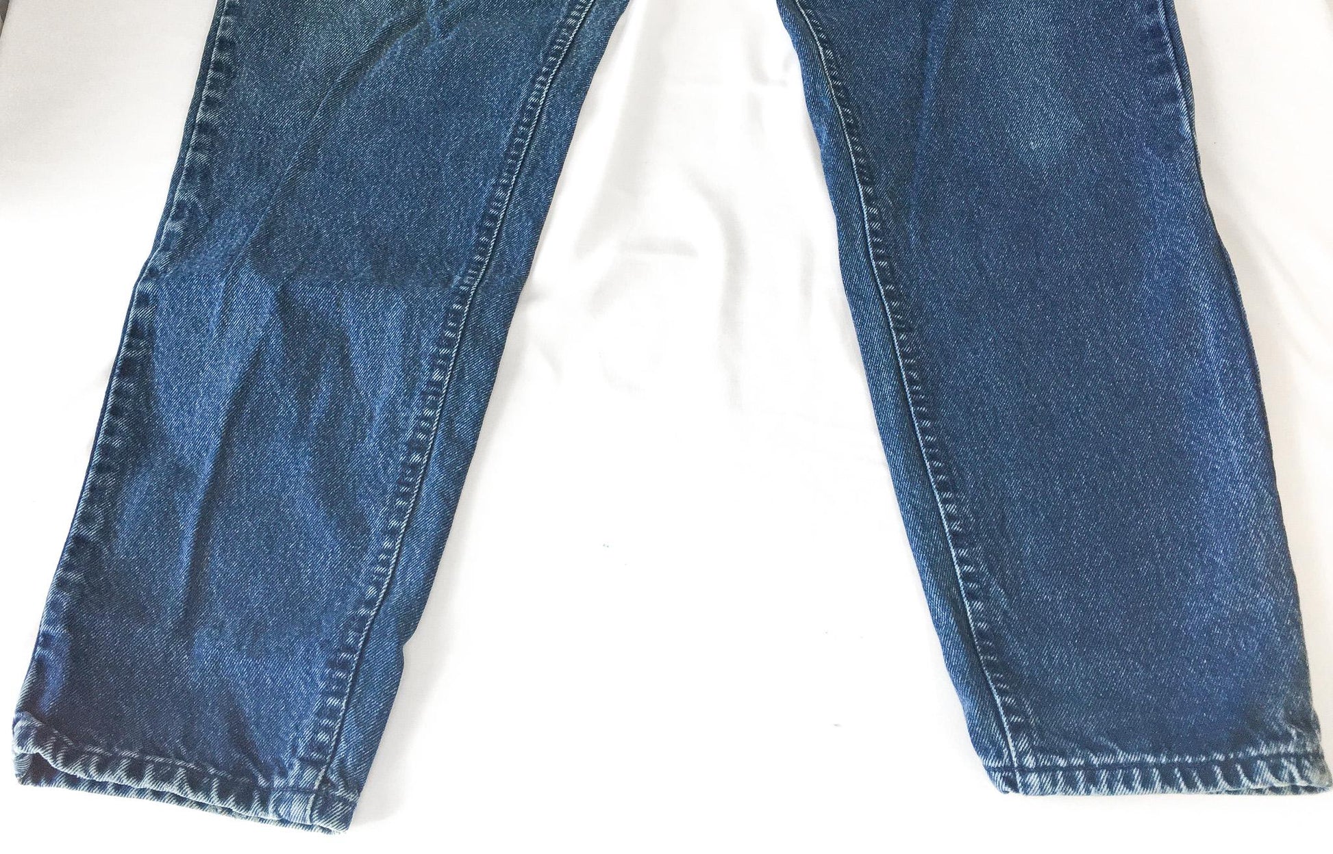 Vintage 90s LEE Dark Wash High Waisted Tapered Mom Jeans, Sz. 28" x 28", Vintage 90s Denim Jeans