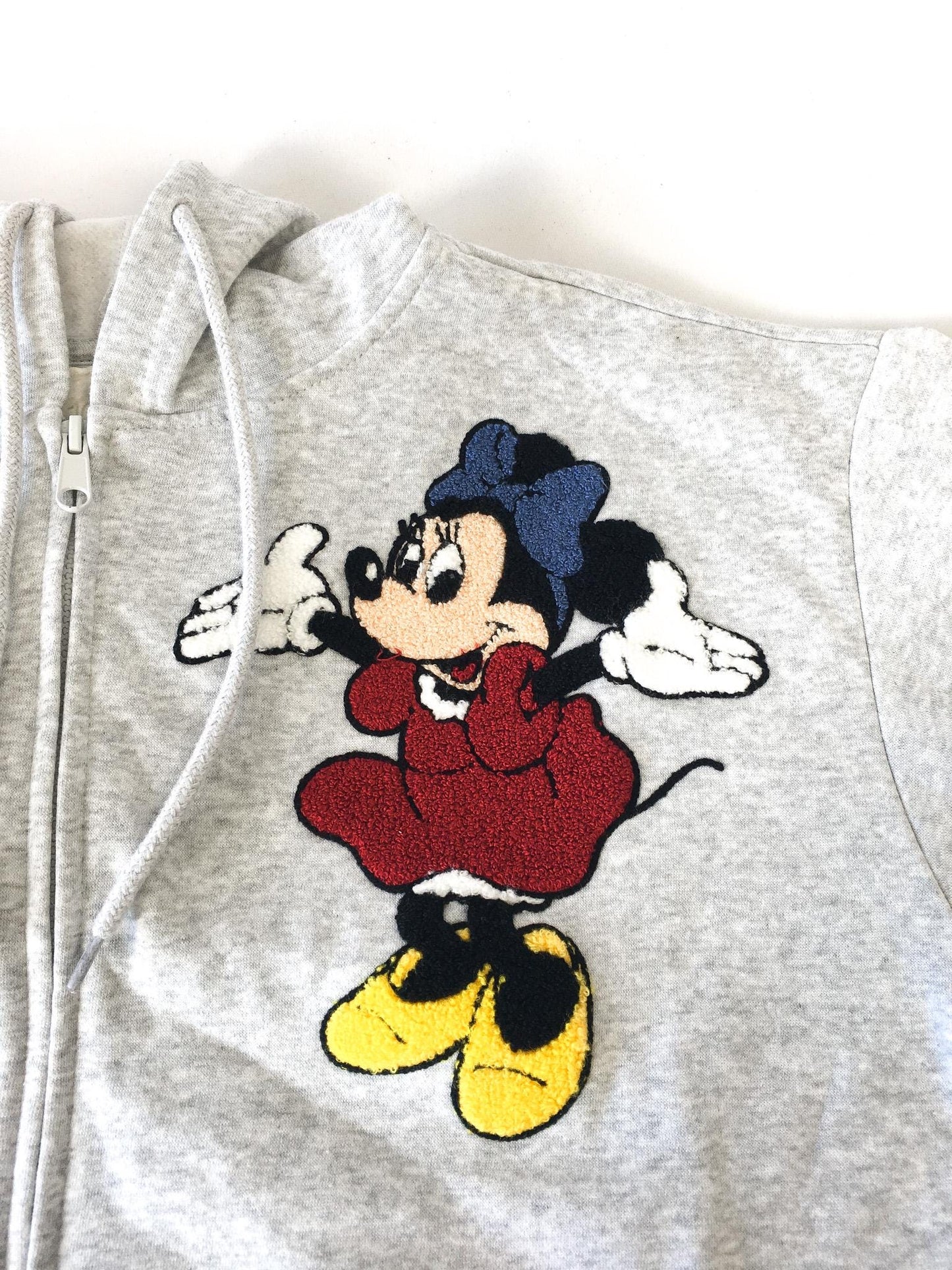 Vintage Inspired Disney 100 Years Mickey and Alice in Wonderland Gray Hoodie, Sz. L, Vintage Disney Apparel