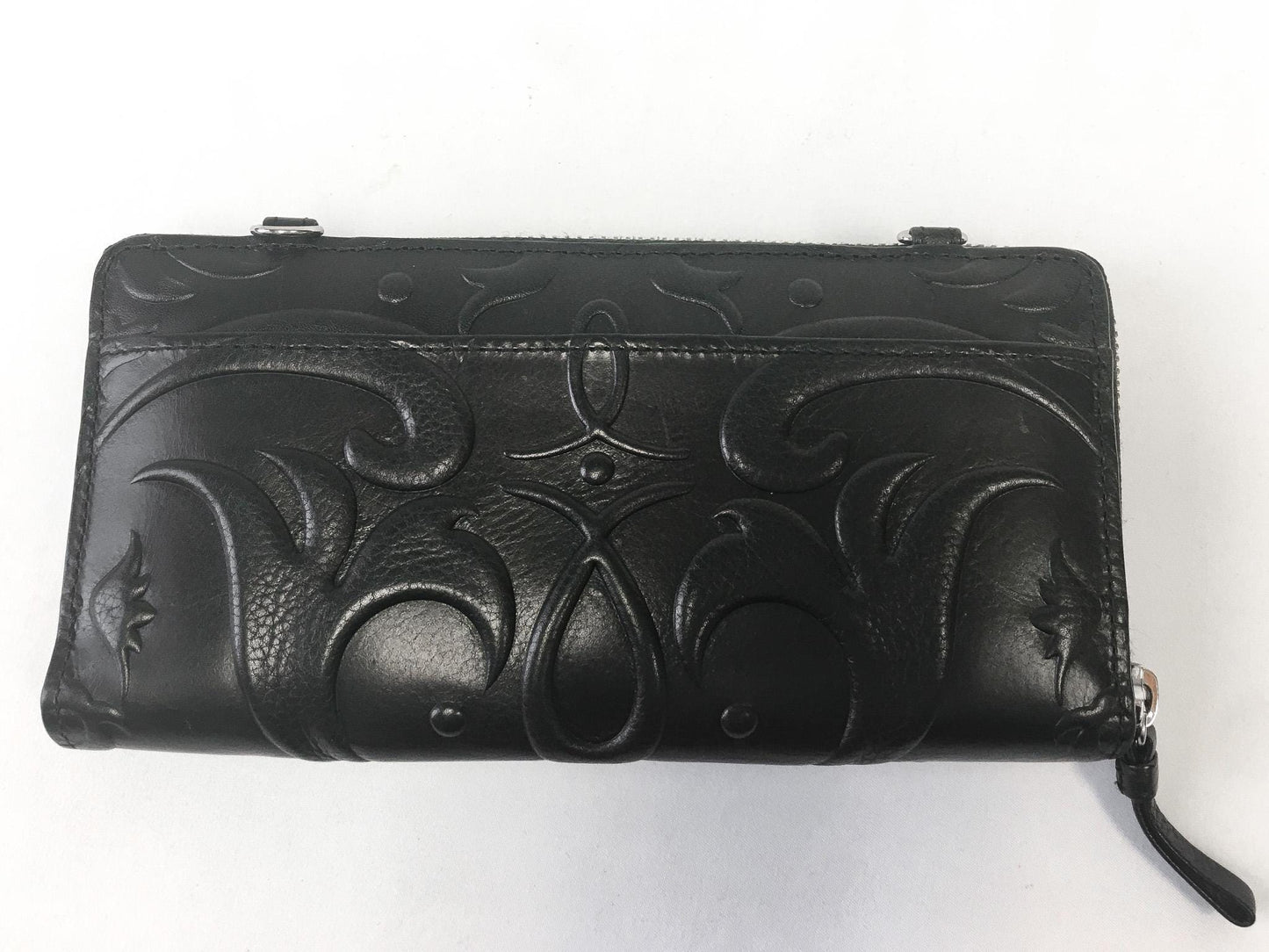 Vintage Inspired Brighton Lucia Black Leather Organizer Wallet, Vintage Western Handbag