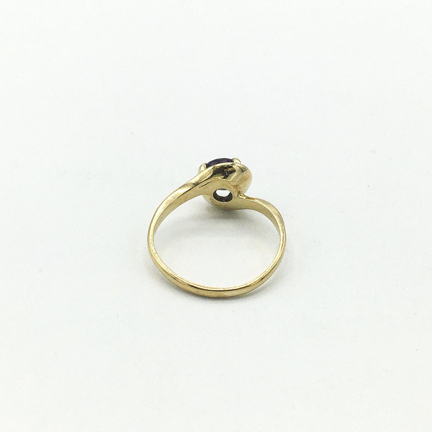 10K Yellow Gold Smokey Topaz Ring, Sz. 5.5